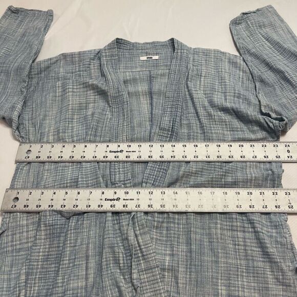 INDI Blue Kimono Lagenlook Cardigan Size 6 - Picture 6 of 10